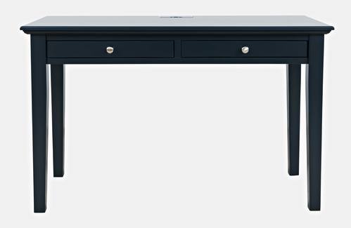 Craftsman Navy Blue Power Desk w/2 Drawers & Usb Ports by Jofran