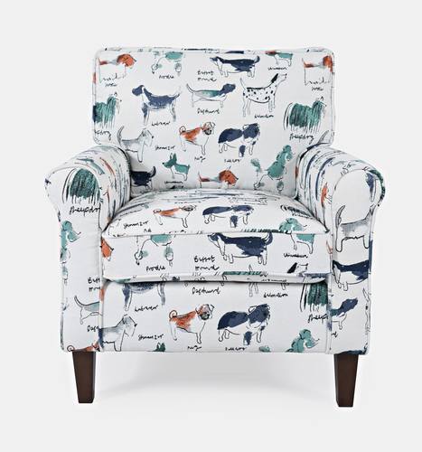 Easy Living Baxter White Accent Chair by Jofran Furniture