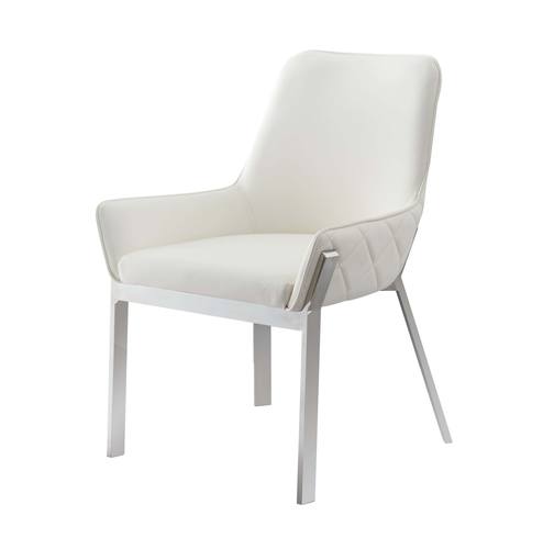 Miami Dining Chair in White (Set of 2) by J&M Furniture