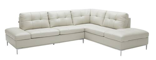 Leonardo Silver Gray Sectional Sofa w/Storage by J&M Furniture