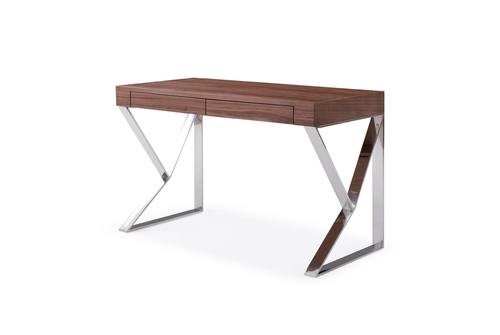 Noho Walnut Wood Desk by J&M Furniture
