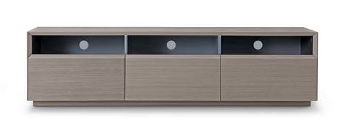 TV023 Gray Veneer TV Stand by J&M Furniture