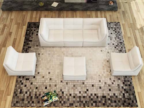 Lego 6 Pcs Sofa Set White by J&M Furniture