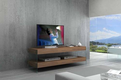 Elm Mini Walnut TV Base by J&M Furniture