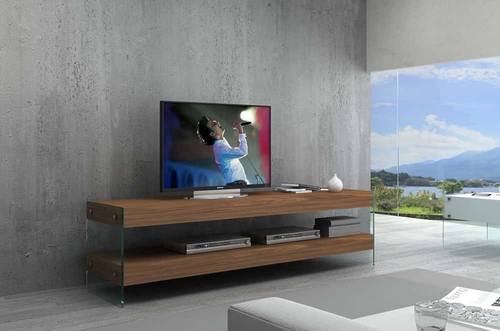 Elm Walnut TV Base by J&M Furniture