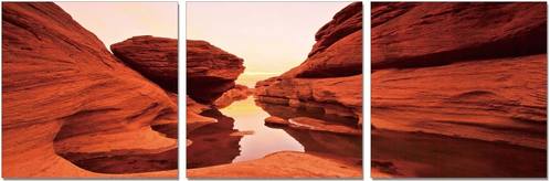 Premium Acrylic Wall Art Red Rock - SH-71674ABC by J&M Furniture