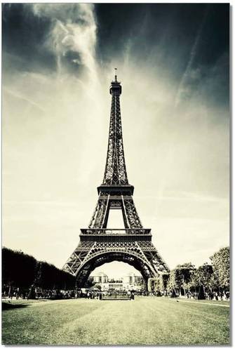 Premium Acrylic Wall Art Eiffel Tower - SH - 71553 by J&M Furniture