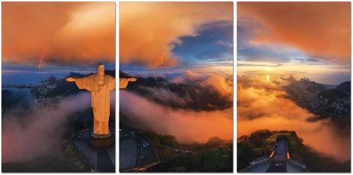 Premium Acrylic Wall Art Christ The Redeemer - SH-72328ABC by J&M Furniture
