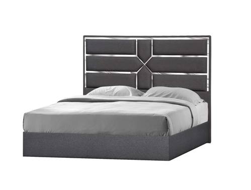 Da Vinci Charcoal Platform Bed by J&M Furniture