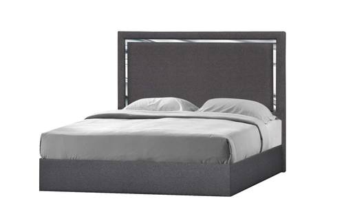 Monet Charcoal Platform Bed by J&M Furniture