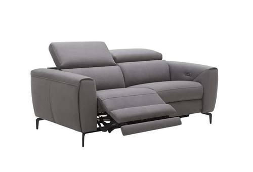 Lorenzo Motion Gray Fabric Loveseat by J&M Furniture