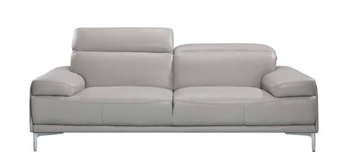 Nicolo Light Gray Loveseat by J&M Furniture