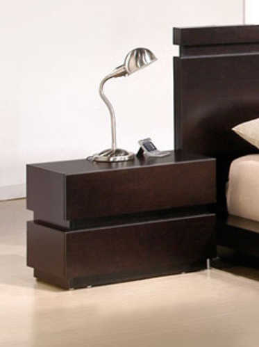J&M Furniture Knotch Nightstand