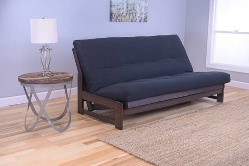 Aspen Full Futon Bed w/Mattress Package Reclaim Mocha by Kodiak