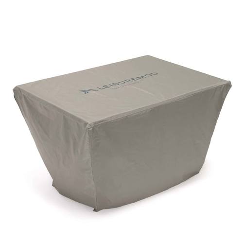 Chelsea Waterproof Fabric Rectangle Fire Pit Table Cover  by LeisureMod