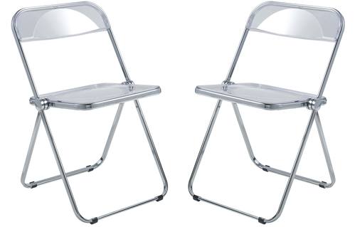 Clear acrylic folding chairs sale