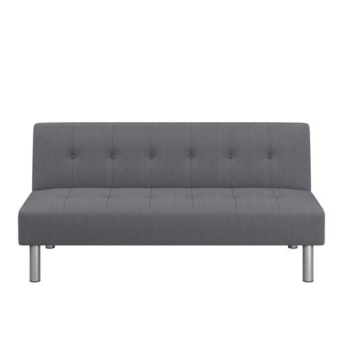 Serta Charcoal Convertible Cobalt Sofa