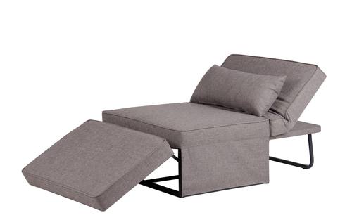 Serta® Metro Otto Kube Brown Fabric Chaise by Lifestyle Solutions