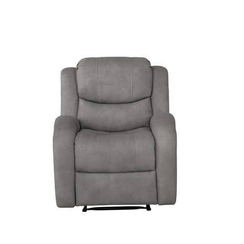Motorized Jordan Light Grey Recliner Chair by Lifestyle Solutions