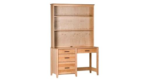 Luna Natural Desk with Hutch by Comfort Pure