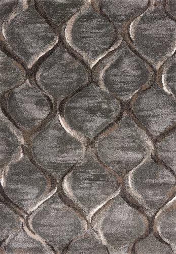 Landscapes Charcoal Groove Area Rug by KAS Rugs