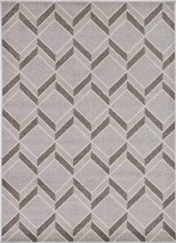 Lucia Grey Herringbone Area Rug by KAS Rugs