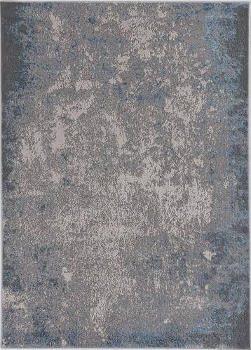 Luna Silver/Blue Natural Area Rug by KAS Rugs