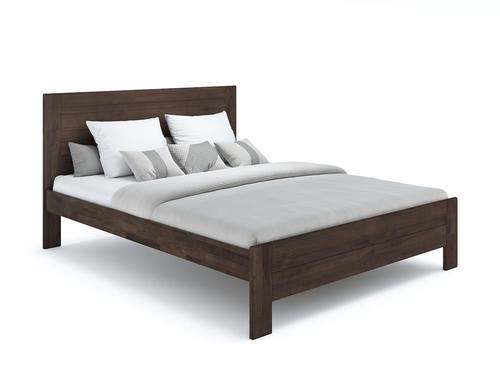 Lux Eco Wenge Platform Bed - Beech Wood with Hand-Rubbed Oil Finish by Comfort Pure