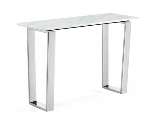 Carlton Chrome Stainless Steel Console Table by Meridian Furniture