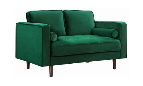 Meridian Furniture Emily Velvet Loveseat Meridian Furniture Emily Velvet Loveseat