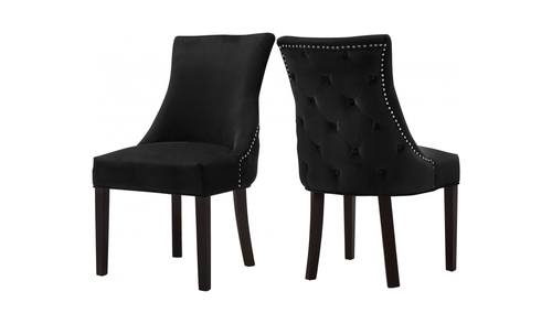 Meridian Furniture Hannah Velvet Dining Chair Meridian Furniture Hannah Velvet Dining Chair
