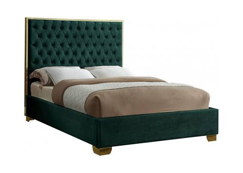 Lana Green Velvet Bed by Meridian Furniture