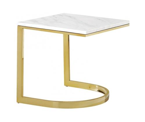 London Gold End Table by Meridian Furniture