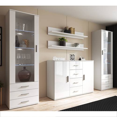 Soho 3 Modern Wall Unit Entertainment Center by Meble Furniture