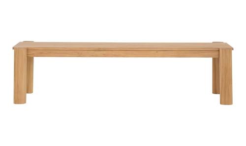 Tempo Natural Outdoor Bench by Moe's Home Collection