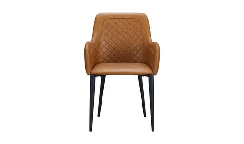 Cantata Tawny Vegan Leather Dining Chair (Set of 2) by Moe's Home Collection