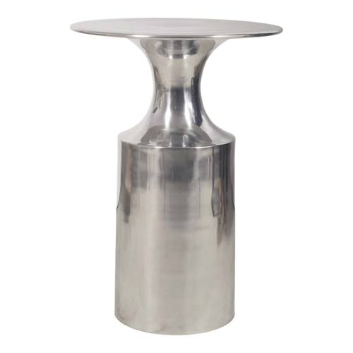 Rassa Polished Silver Accent Table by Moe's Home Collection