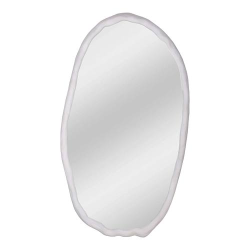 Foundry White Oval Mirror by Moe's Home Collection