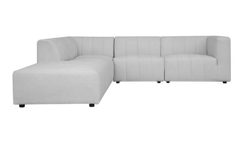 Lyric Dream Oatmeal LAF Chaise Modular Sectional by Moe's Home Collection