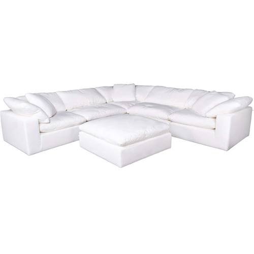 Clay Livesmart Fabric Cream Modular Sectional by Moe's Home Collection