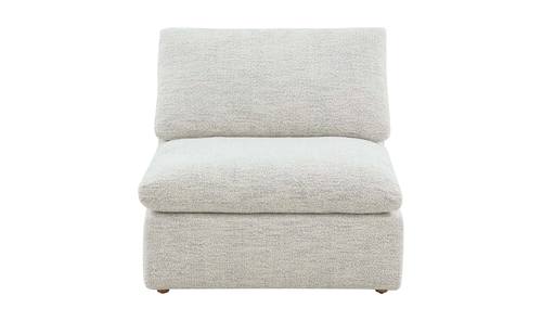 Terra Condo Neverfear Fabric Coastside Sand Slipper Chair by Moe's Home Collection