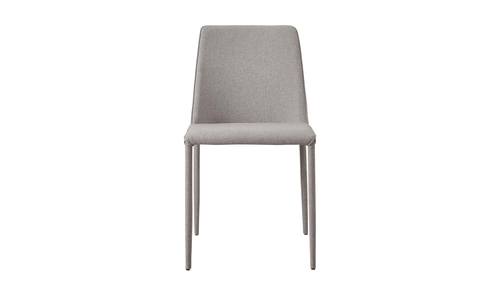 Nora Light Grey Fabric Dining Chair (Set of 2) by Moe's Home Collection