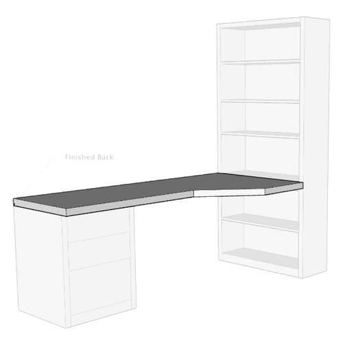 Wedge Desk Top by Murphy Wallbed Designs