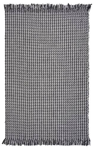 Maui Grey Houndstooth Area Rug by KAS Rugs