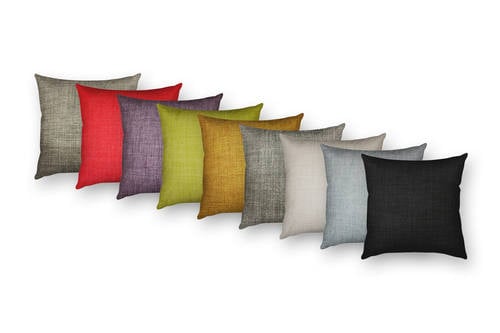 Medley Linen Texture Decorative Throw Pillow by Prestige
