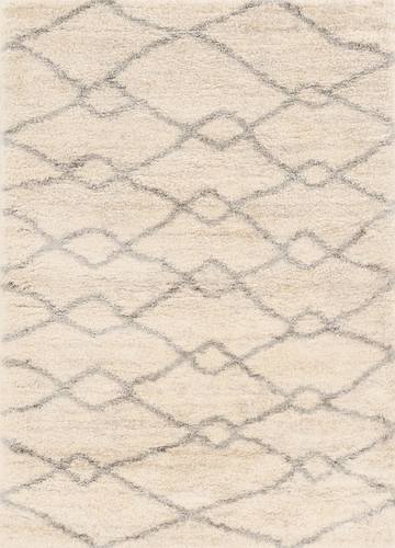 Merino Ivory/Grey London Area Rug by KAS Rugs