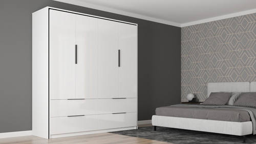 Modo White Wardrobe by Skyler Designs