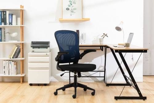 Newton Mesh Office Chair, Royal Blue by LeisureMod
