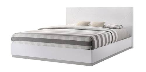 Naples White Bed by J&M Furniture