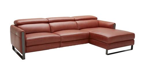 Nina Premium Italian Leather Sectional by J&M Furniture